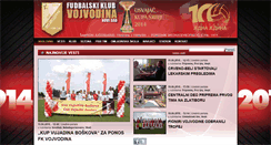 Desktop Screenshot of fkvojvodina.rs