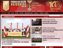 Tablet Screenshot of fkvojvodina.rs